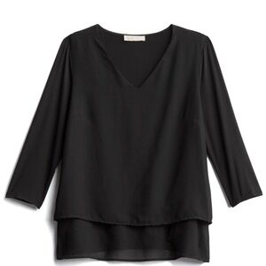 Michael Kors Layered Hem Top